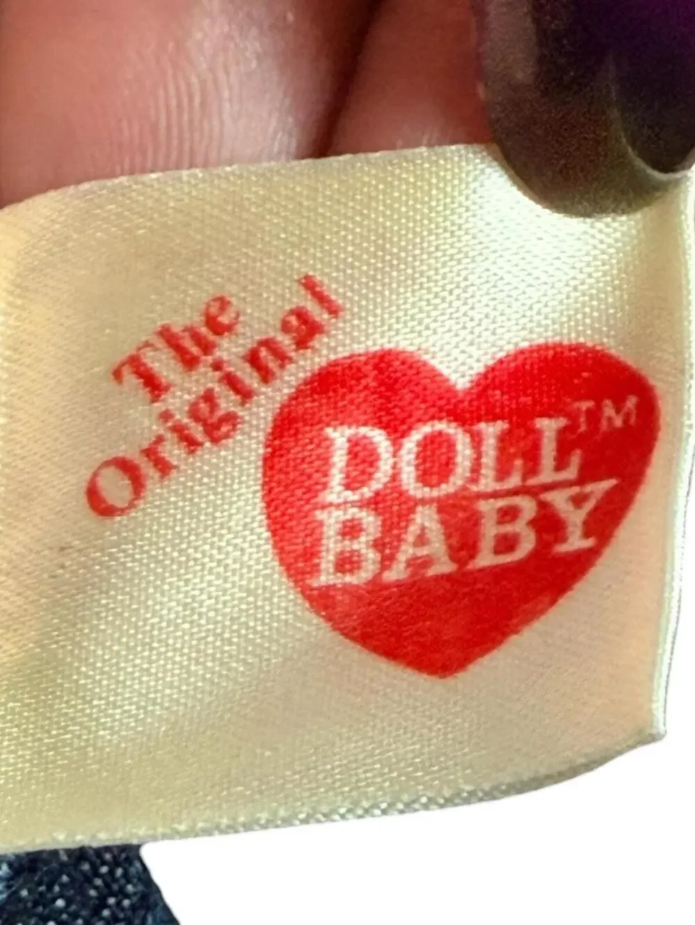 Vintage 1984 Original Doll Baby Martha Nelson Thomas Fibre Craft